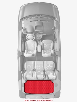 ЭВА коврики «Queen Lux» багажник для Daewoo Leganza